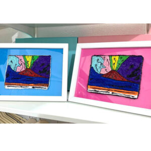 Quadro Vesuvius in Plastica 3D